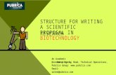 Structure for writing a scientific research proposal in biotechnology - Pubrica