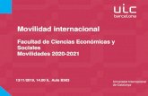 Presentación de PowerPoint - UIC Barcelona · Berkeley Summer Sessions (California) La mejor universidad pública del mundo Becas UIC 3x 2000€ (Ojo: certificado de idioma y plazo)