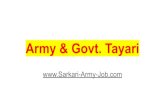 Army & Govt. Tayari · Army & Govt. Tayari . S.' 00 oo -tic 00 oo o . S.' 00 oo -tic 00 oo o