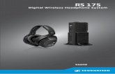 Digital Wireless Headphone System - Sennheiser · 2016-11-15 · Digital Wireless Headphone System ... Dynamic Bass Boost を有効/ 無効にする .....23 1 台または複数のヘッドホンと送信機をペアリングする