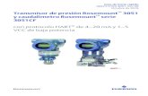 Guía de inicio rápido: Transmisor de presión …a-de...Guía de inicio rápido 00825-0109-4001, Rev KB Octubre de 2019 Transmisor de presión Rosemount 3051 y caudalímetro Rosemount