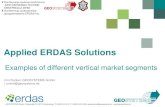 Applied ERDAS Solutionsgeosystems.com.pl/upload/zalaczniki/KNT_2010... · Applied ERDAS Solutions Examples of different vertical market segments V Konferencja naukowo-techniczna ...