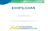 DIPLOM - Sisu Idrottsböcker · DIPLOM TILL För genomgång av kursen INTRO SVENSK GYMNASTIK Kursen innehåller en introduktion till Gymnastikens ledarskap, Uppförandekoden, Rörelsemönster,