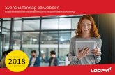 Svenska företag på webben - Loopia · Marknadsföring på Facebook och Google .....10 Den nya dataskyddsförordningen..... 13 Framtidsutsikter..... 15 Om rapporten Rapporten baseras