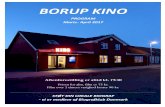 Januar—Marts - Borup Kino · PROGRAM FORÅR 2013 . Januar—Marts . Aftenforestilling er altid kl. 19:30 . Prisen for alm. film er 70 kr.