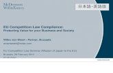 EU Competition Law Compliance: Protecting Value and docs/C.pdf EU Competition Law Compliance: Protecting
