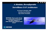 A Modular, Reconfigurable Surveillance UAV …A Modular, Reconfigurable Surveillance UAV Architecture METEOR, Finmeccanica Group Zona Industriale di Soleschiano Via Mario Stoppani