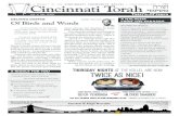 Cincinnati Torah יסניסמ הרות · days of S’firas ha’Omer, when “Av haRa-chamim” is recited. (M.B. 284:18) If a b’ris takes place before Kiddush, the blessing recited