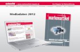 marke n artikel + Das Magazin für …portal.pressrelations.de/mediadaten/markenartikel_Media... · 2012-01-11 · 08/12 30.7.12 Corporate Publishing Marken und Unternehmenskommunikation