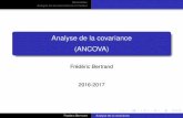 Analyse de la covariance [.5em] (ANCOVA) - unistra.frirma.math.unistra.fr/~fbertran/enseignement/Master1_2016... · 2017-02-16 · Généralités Analyse de la covariance à un facteur