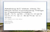 Attaining IoT Value: How To Move from Connecting Things to … · IoT 애플리케이션에서 특히 유용합니다. Rick van der Lans가 "The Network Is the Database: Integrating