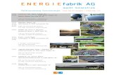Referenzauszug Sonnenenergie - ENERGIEfabrik · Referenzauszug Sonnenenergie Total 150 PV-Anlagen / 3'500 kWp 1/16 11.000 16.085 12.013 13.016 14.039 15.071 Gebrüder Gebert AG Churzhaslen