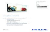 BDL5588XL/00 Philips Videoseinänäyttö · • Mukaansatempaava visuaalinen kokemus erittäin ohutreunaisilla näytöillä • Tasaiset värit värien kalibroinnilla • Hallitse