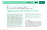 Traitement de l'hypertension artérielle pulmonaire€¦ · entre la recherche d'efficacité clinique optimale et la maîtrise des effets indésirables dont certains sont transitoires