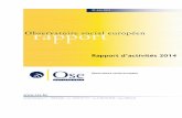 Rapport d’activités 2014 · 2015-10-02 · Observatoire social européen – Rapport d’activités 2014 6 1. L'OSE en bref : objectifs, ressources et organisation L'Observatoire