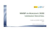 NMBP EN HORIZONTE 2020 LIDERAZGO INDUSTRIAL...Agri y Pesca (1.890) y Biotec.(1.93 5) Medioambien te Transporte (4.160) Socioeconomía y Humanidades Energía (623) (2.350) Infraestructu