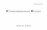 C OHOMOLOGIE ETALE - Departamento de Matemáticasmatematicas.unex.es/~navarro/res/sga/SGA 4 & HALF... · Séminaire de Géométrie Algébrique du Bois-Marie Cohomologie Étale (SGA