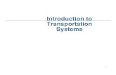 Introduction to Transportation Systems · PDF file 2019-09-13 · Methodology for Urban Transportation Planning in Developing Countries”, focused on how planners work in developing