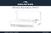 Belle Epoque 1907 - Elektronik-Star · 2018-11-15 · 10030631 10030632 10030633. . Belle Epoque 1907. Retro-gramofon + DAB, FM, CD, USB, BT, AUX
