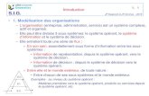 Introduction S.I.G. JP Kasprzyk & JP Donnay - Geomatics Unitgeomatics.ulg.ac.be/download/SIG/1-INTRO.pdf · Introduction 1 • 1. Modélisation des organisations – L’organisation