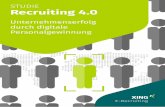 STUDIE Recruiting 4 - STRIM Unternehmensgruppe€¦ · Studie „Recruiting 4.0: Unternehmenserfolg durch digitale Personalgewinnung“ auf den Grund. In diesem Ergebnisband präsentieren