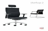 startup 2 - fm Büromöbel€¦ · startup 2 11 Armlehne höhenverstellbar, schwenkbar Ergonomie Ob Firmenlogo oder Namen, wir besticken Ihren Stuhl nach Ihren Wünschen. Das Wort