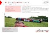 JJ|express 1/1 7 - Die Johanniter - Startseite · JJ| ex press 1/17 – Newsletter der Johanniter Jugend in der JUH e.V. | | Seite 3 LV Hessen/Rheinland-Pfalz/Saar Einsatz beim DEKT