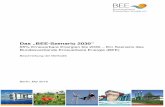 Das „BEE-Szenario 2030“ · Das 65%-Szenario 2030 des BEE, im Text als „BEE-Szenario 2030“ bezeichnet, untersucht die Entwicklung des Stromsektors bis 2030. Dabei ist die zentrale