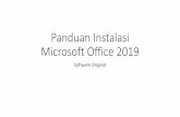 Panduan Instalasi Microsoft Office 2019 · Buat akun baru. 2. Masuk ke website resmi Office setup.office.com C. Setelah Login, masukkan product key yang kami berikan melalui alamat