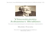 Yhtenäistetty Johannes Brahms - Musiikkikirjastot.fi · Yhtenäistetty Johannes Brahms 3 Luettelon käyttäjälle Johannes Brahmsin (7.5.1833 - 3.4.1897) sävellysten nimien standardoitujen
