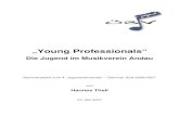 „Young Professionals“ - peak.at · „Young Professionals“ Die Jugend im Musikverein Andau Seminararbeit zum 4. Jugendreferenten – Seminar Süd 2006/2007 von Hannes Thell