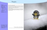 Pinguin PinguinPinguin€¦ · Pinguin Kopf: Fädle den Kopf anhand Skizze 1. Bevor der Kopf verschlossen wird, kommt noch etwas Watte hinein. Körper, Schwanz & Füße: Fädle den