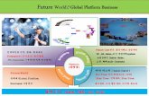 Future World!!Global Platform Business · 문서 관리, 사진 앨범 관리 , 디지털 족보등 Platform (플랫폼) Future Coin 한국 ,중국 거래 상장 추진 AR , VR Game