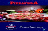 Ta med hjem-meny - Pizza, kebab, hamburger, salaterpizzavera.no/solvang/images/stories/pizzavera/Pizzavera-meny-Solva… · Vegetariana Champignon, paprika, løk, tomatskiver, ost