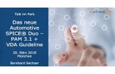 SPICE Duo PAM 3.1 + VDA Guideline - Method Park€¦ · Lead-Assessor erforderlich, um Assessmentstunden (EE-1) für Automotive SPICE® geltend machen zu können. • Assessments,