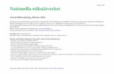 Page Nationella etiknätverket - Karolinska Institutet · Page 4 of 13 Nationella etiknätverket Nationella etiknätverket. MC Januari 2017.  issues raised by the speakers.