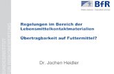 Dr. Jochen Heidler€¦ · Dr. Jochen Heidler, 07.07.2011, BfR -Statusseminar „Kontaktmaterialien in der Nahrungskette “ Seite 4 Art. 3 Allgemeine Anforderungen (1) Materialien