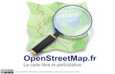 OpenStreetMap€¦ · 3 Sylvain Maillard - Présentation d'OpenStreetMap – GeoCamp Lyon 23 janvier 2014 Présentation / Structure / Éditeurs / État des données / Utilisation