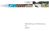 Marketing und Beratung im Sport - Peter Henke€¦ · Intro . Leistung Projekt- und Veranstaltungsmarketing Beratung und Begleitung Persönlichkeitsmarketing und -management PR für