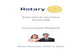 Rotary Club de João Pessoa Distrito 4500 · - Tesoureiro do clube no ano rotário 1993-94 (Apenas 3 meses por ter de se ausentar do país). - Oficial de Intercâmbio no ano rotário