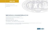 MODULHANDBUCH - Humanwissenschaftliche Fakultät · Schwerpunktmodul 2: Professionalisierung des Lehrer*innenverhaltens Kennnummer / KLIPS 2.0- Kennung Workload Leistungs-punkte Studien-semester