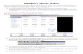 Windows Movie Maker - rundumschule.ch€¦ · Windows Movie Maker Diese Anleitung soll helfen mit dem Programm Windows Movie Maker – wer Windows XP zu Hause hat findet diese Programm