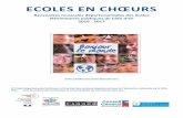 ECOLES EN CHŒURSeducation-artistique21.ac-dijon.fr/IMG/pdf/fp_eenc_1617.pdf · Kokoleoko – traditionnel africain TUTTI Version chantée extraite du CD Cançons Infantils Catalanes