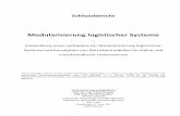 Modularisierung logistischer Systeme - BVL · 2010-07-22 · Schlussbericht Modularisierung logistischer Systeme Entwicklung eines Leitfadens zur Modularisierung logistischer Systeme