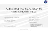 Automated Test Generation for Flight Software (FSW)flightsoftware.jhuapl.edu/files/2011/FSW11_Ganesan.pdf · Automated Test Generation for Flight Software (FSW) Dharmalingam Ganesan