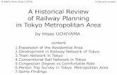 A Historical Review of Railway Planning in Tokyo Metropolitan Area · Tokyo Metropolis Expansion of PT Survey Area(1968～2008) The PT survey was conducted every 10 years. Next is