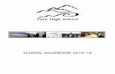 SCHOOL HANDBOOK 2015-16 - WordPress.com · 2016-05-06 · Welcome to the Farr High School Handbook for session 15/16. I hope this publication gives you a flavour of what we have to