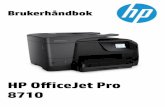 HP OfficeJet Pro 8710 All-in-One series User Guide – NOWW · 2017-09-21 · Sikkerhetsinformasjon Følg alltid grunnleggende sikkerhetsregler når du bruker dette produktet, slik