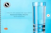 Informe de calidad del agua 2012 Redwood Valley Distrito · informe, porque muestra cómo su agua se compara con los estándares de calidad estatales ... En el distrito Redwood Valley,