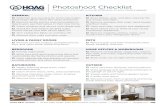 Photoshoot Checklist - Hoag Real EstatePhotoshoot Checklist Preparation will make a crucial difference to your home’s appeal. HOAG REAL ESTATE • 711 SW Alder Street, Suite 450,